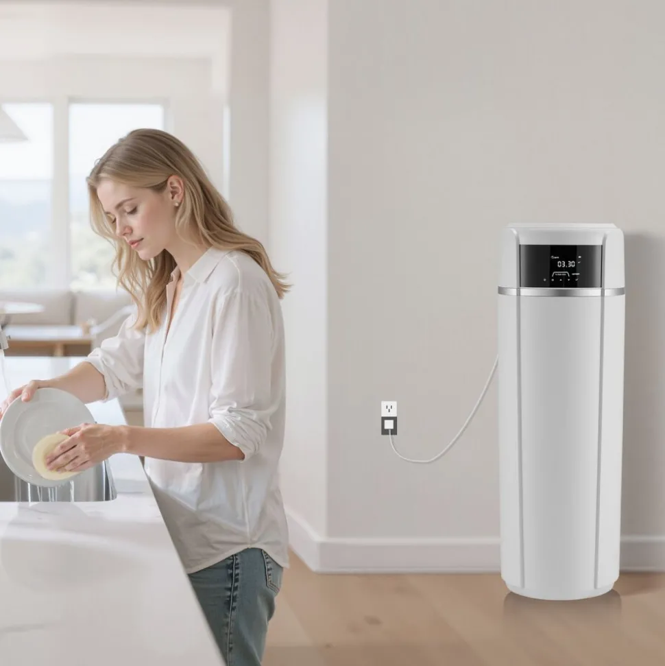 VEVOR Water Softener, 32,000 Grains Whole House Water Softener System, with Automatic Touch Control Panel, Bypass Valve, Reduce Hardness and Minerals, Improve Water Quality, for 1-2 Bathrooms
