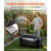 VEVOR Water Storage Bladder, 30 Gal Collapsible Water Storage Bag, Wear-Resistant 1000D PVC Soft Waters Bag, Leakproof Camping Tank Containers for Garden Irrigation RV Emergency Use, Black