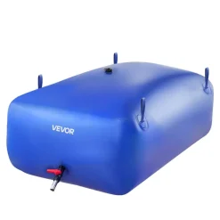 VEVOR Water Storage Bladder 142.7 Gallon Large Capacity Water Bag, Portable & Collapsible Soft Waters Container, Leakproof & Tear-Resistant PVC Emergency Waters Storage Tank for RV Truck & Outdoor Use