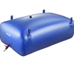 VEVOR Water Storage Bladder 142.7 Gallon Large Capacity Water Bag, Portable & Collapsible Soft Waters Container, Leakproof & Tear-Resistant PVC Emergency Waters Storage Tank for RV Truck & Outdoor Use
