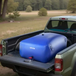 VEVOR Water Storage Bladder 142.7 Gallon Large Capacity Water Bag, Portable & Collapsible Soft Waters Container, Leakproof & Tear-Resistant PVC Emergency Waters Storage Tank for RV Truck & Outdoor Use