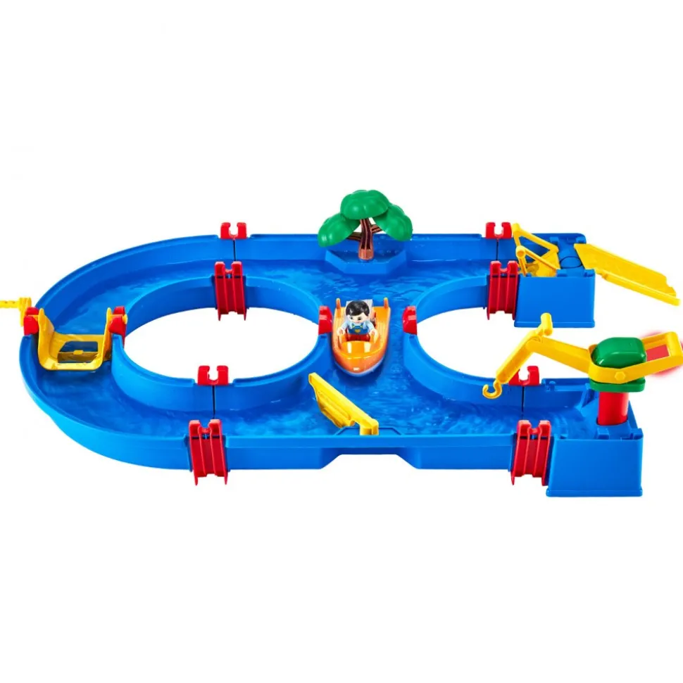 VEVOR Water Table for Toddlers, Kids Activity Play Waterway, Outdoor Summer Water Park Playset with 39PCS Accessories for Backyard Lawn Beach, Activity Sensory Play Table for 3+ Years Boys Girls