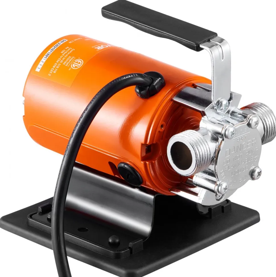 VEVOR Water Transfer Pump, 120V AC 360 GPH 1/10 HP, Portable Electric Utility Pump with 6 ft Suction Hose Kit, Carbon Brushes, Impeller, Suction Strainer, for Garden, Rain Barrel, Pool, Pond, Aquarium
