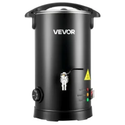 VEVOR Wax Melter for Candle Making, 5.3 Qts, Fast and Even Heating, with Easy Pour Spout and Temperature Control, Hourglass Base for Non-Stick Smooth Flow, Wax Melting Pot for Making Candles Soaps