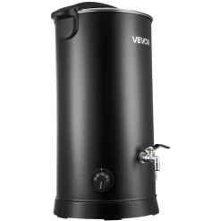 VEVOR Wax Melter for Candle Making, 15.9 Qts, Fast and Even Heating, with Easy Pour Spout and Temperature Control, Hourglass Base for Non-Stick Smooth Flow, Wax Melting Pot for Making Candles Soaps