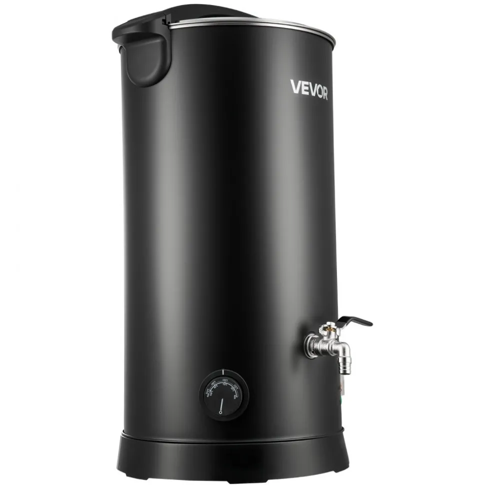VEVOR Wax Melter for Candle Making, 15.9 Qts, Fast and Even Heating, with Easy Pour Spout and Temperature Control, Hourglass Base for Non-Stick Smooth Flow, Wax Melting Pot for Making Candles Soaps