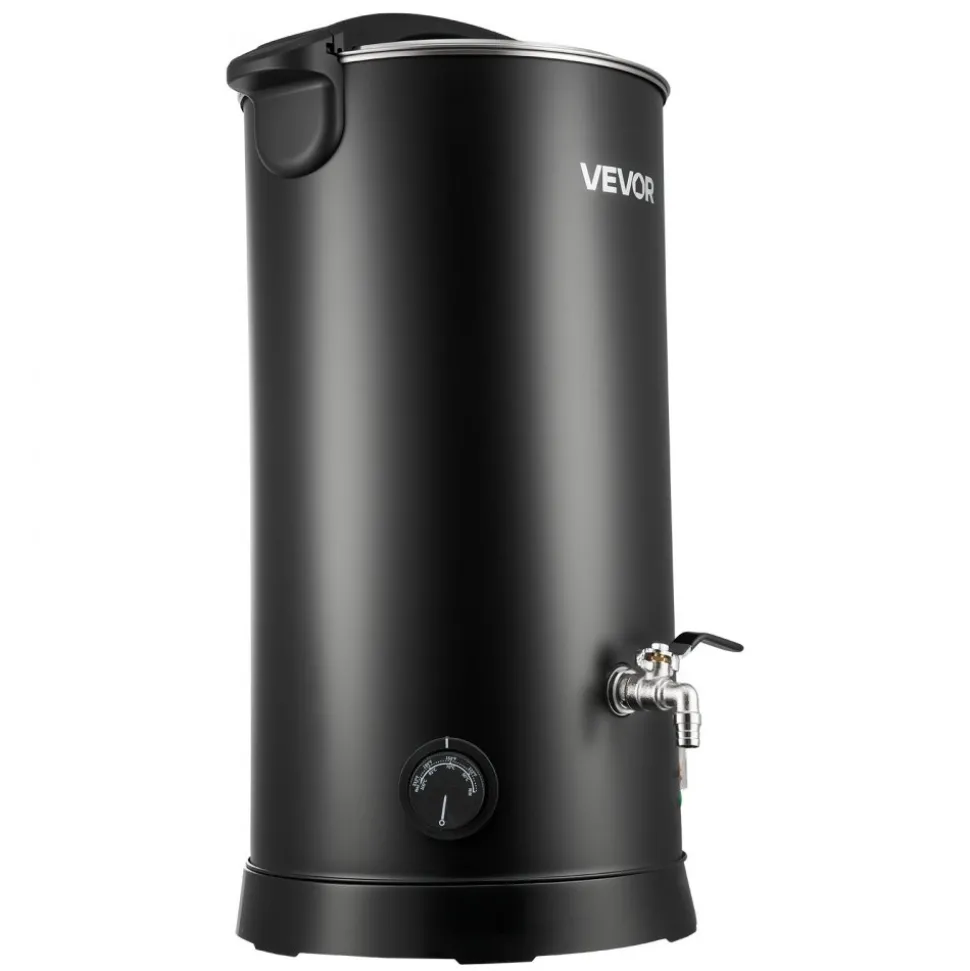 VEVOR Wax Melter for Candle Making, 15.9 Qts, Fast and Even Heating, with Easy Pour Spout and Temperature Control, Hourglass Base for Non-Stick Smooth Flow, Wax Melting Pot for Making Candles Soaps