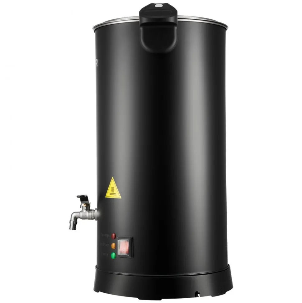 VEVOR Wax Melter for Candle Making, 15.9 Qts, Fast and Even Heating, with Easy Pour Spout and Temperature Control, Hourglass Base for Non-Stick Smooth Flow, Wax Melting Pot for Making Candles Soaps