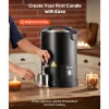 VEVOR Wax Melter for Candle Making, 10.6 Qts, Fast and Even Heating, with Easy Pour Spout and Temp Digital Display, Hourglass Base for Non-Stick Smooth Flow, Wax Melting Pot for Making Candles Soaps