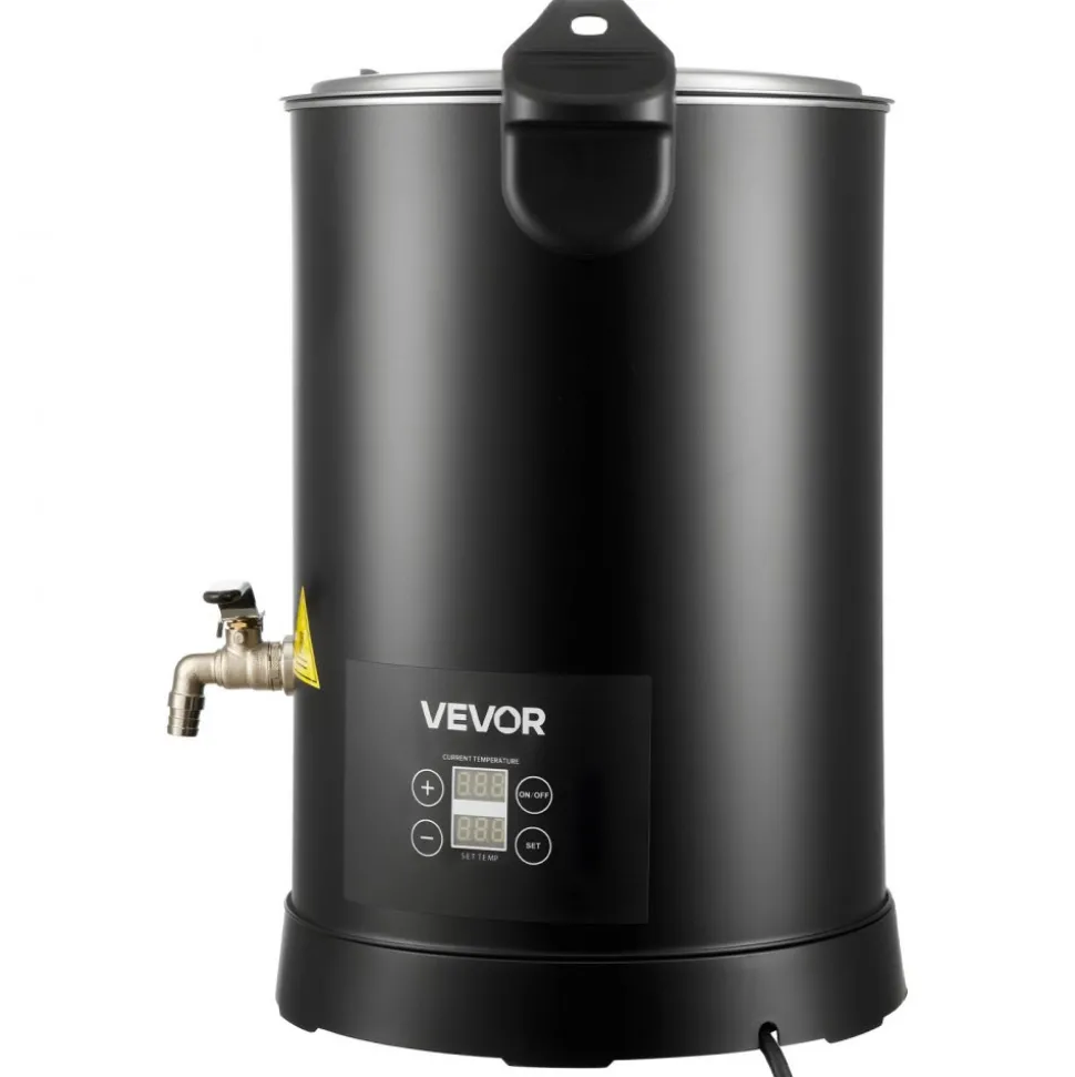 VEVOR Wax Melter for Candle Making, 10.6 Qts, Fast and Even Heating, with Easy Pour Spout and Temp Digital Display, Hourglass Base for Non-Stick Smooth Flow, Wax Melting Pot for Making Candles Soaps