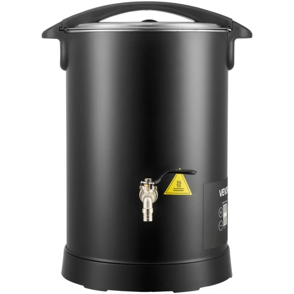 VEVOR Wax Melter for Candle Making, 10.6 Qts, Fast and Even Heating, with Easy Pour Spout and Temp Digital Display, Hourglass Base for Non-Stick Smooth Flow, Wax Melting Pot for Making Candles Soaps