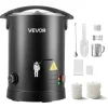 VEVOR Wax Melter for Candle Making, 8.5 Qts, Fast and Even Heating, with Easy Pour Spout and Temperature Control, Hourglass Base for Non-Stick Smooth Flow, Wax Melting Pot for Making Candles Soaps