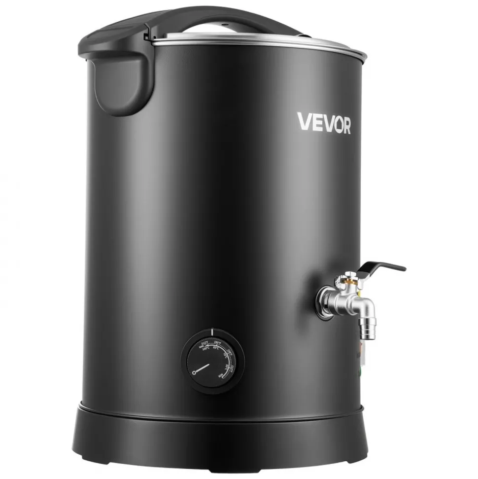 VEVOR Wax Melter for Candle Making, 8.5 Qts, Fast and Even Heating, with Easy Pour Spout and Temperature Control, Hourglass Base for Non-Stick Smooth Flow, Wax Melting Pot for Making Candles Soaps