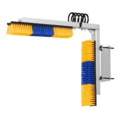 VEVOR 2 Way Livestock Scratching Brush, Dual Sided Goat Scratcher Brush with Mounting Bracket, 16.9
