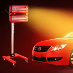 VEVOR 2000W Baking Infrared Paint Curing Lamp Short Wave Infrared Heater Car Bodywork Repair Paint Dryer/Stand