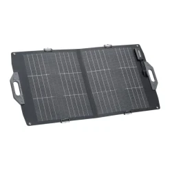 VEVOR 100W Bifacial Solar Panel, 16BB N-Type Foldable Monocrystalline Solar Panel Charger 24% Efficiency, Portable with MC4 Output, USB-A (QC3.0), Type-C & DC Ports for Power Stations Camping Hiking