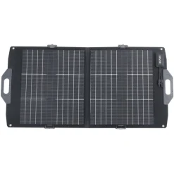 VEVOR 100W Bifacial Solar Panel, 16BB N-Type Foldable Monocrystalline Solar Panel Charger 24% Efficiency, Portable with MC4 Output, USB-A (QC3.0), Type-C & DC Ports for Power Stations Camping Hiking