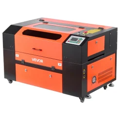 VEVOR 50W CO2 Laser Engraver, 20 x 12 in, CO2 Laser Engraver Cutter Machine with 4 Way Pass Air Assist, Engraving Cutting Machine, Compatible with LightBurn CorelDRAW RDWorks, for Wood Acrylic Glass