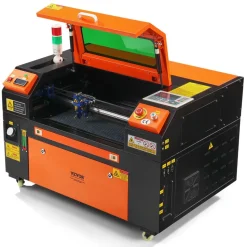 VEVOR 50W CO2 Laser Engraver, 12 x 20 in, 19.7 IPS Laser Cutter Machine with 2-Way Pass Air Assist, Compatible with LightBurn, CorelDRAW, AutoCAD, Windows, Mac OS, Linux, for Wood Acrylic Fabric More