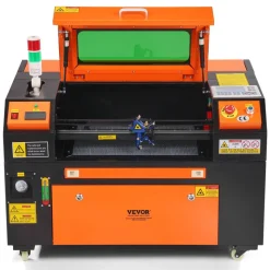 VEVOR 50W CO2 Laser Engraver, 12 x 20 in, 19.7 IPS Laser Cutter Machine with 2-Way Pass Air Assist, Compatible with LightBurn, CorelDRAW, AutoCAD, Windows, Mac OS, Linux, for Wood Acrylic Fabric More