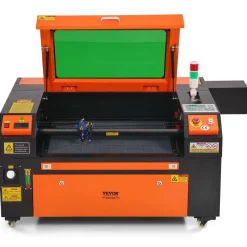 VEVOR 80W CO2 Laser Engraver, 20 x 28 in, 19.7 IPS Laser Cutter Machine with 2-Way Pass Air Assist, Compatible with LightBurn, CorelDRAW, AutoCAD, Windows, Mac OS, Linux, for Wood Acrylic Fabric More
