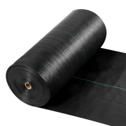 VEVOR Weed Barrier Fabric Heavy Duty, 3x100FT 5oz Landscape Fabric, Woven Weed Blocker Fabrics, Garden Fabrics Weeds Barrier, Weeds Control Ground Cover, Geotextile Webbing, Gardening Mat, Black