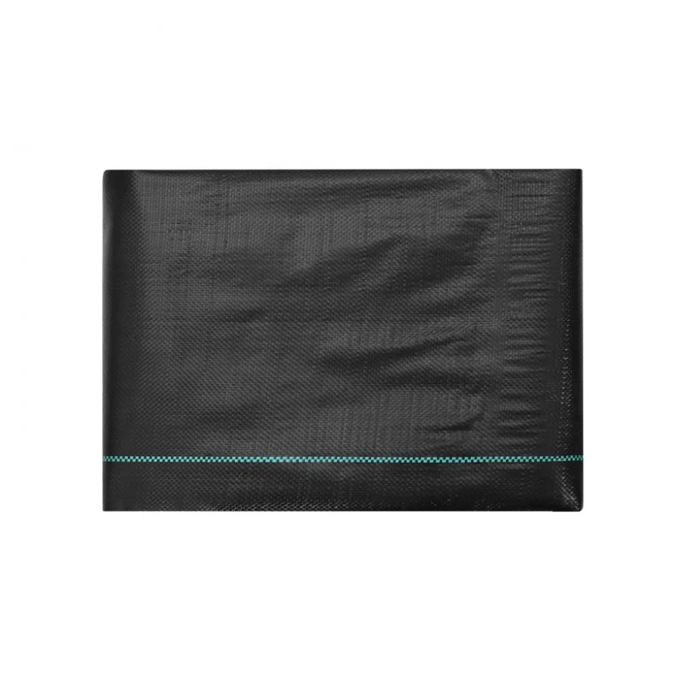 VEVOR Weed Barrier Landscape Fabric, 4*50FT Heavy Duty Garden Weed Fabric, Woven PP Weed Control Fabric, Driveway Fabric, Geotextile Fabric for Landscaping, Ground Cover, Weed Blocker Weed Mat, Black