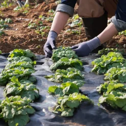 VEVOR Weed Barrier Landscape Fabric, 3.28*164FT Heavy Duty Garden Weed Fabric, Woven PP Weed Control Fabric, Driveway Fabric, Geotextile Fabric for Landscaping, Ground Cover, Weed Blocker Weed Mat, Black