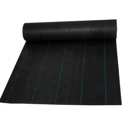VEVOR Weed Barrier, 5.8oz Landscape Fabric, 3ft x 300ft Cover Mat Heavy Duty Woven Grass Control Geotextile for Garden, Patio, Black