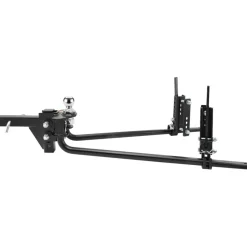VEVOR Weight Distribution Hitch, 1,500 lbs Weight Distributing Hitches Kit with Sway Control for Trailer, 2-In Solid Steel Shank, 2-5/16 in Alloy Steel Ball, Powder Coated Load Leveling Hitch, Black