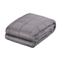 VEVOR Weighted Blanket, 25 lbs, 80 x 87 in King Size, Soft 100% Cotton Heavy Blanket with Glass Beads, Breathable Material, Suitable for 250-310 lbs lbs Adults, Anxiety Stress Relief, Improve Sleep, Grey