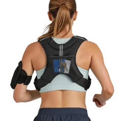 VEVOR Weighted Vest, 10 lbs Body Weight Vest for Men Women, with Reflective Stripe, Adjustable Buckle, Workout Equipment for Strength Training, Running, Jogging, Fitness, Muscle Building, Weight Loss