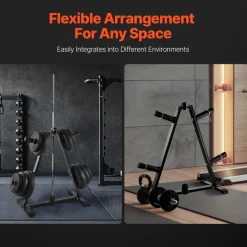 VEVOR Weight Plate Rack, A Frame Weight Plate Tree for 2-Inch Weight Plates, Standard Weight Plate Tree, 300 lbs Load Capacity Weight Storage Holder, Home Gym Barbell Rack Storage Stand, Black