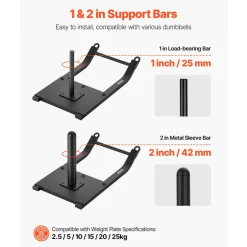 VEVOR Weight Sled, Steel Power Sled, Fitness Strength Training Sleds for Athletic Exercise Speed Improvement, Workout Fitness Equipment with Harness, Compatible with 1/2 in Weight Plates, Black