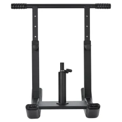 VEVOR Weight Sled, Steel Power Sled, Fitness Training Sleds for Athletic Exercise Speed Improvement, Workout Equipment with Adjustable Height Handle, Compatible with 1/2 in Weight Plates, Black