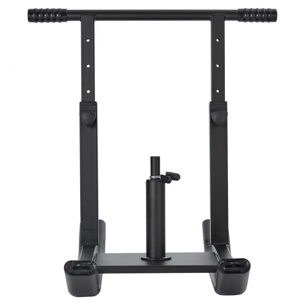 VEVOR Weight Sled, Steel Power Sled, Fitness Training Sleds for Athletic Exercise Speed Improvement, Workout Equipment with Adjustable Height Handle, Compatible with 1/2 in Weight Plates, Black