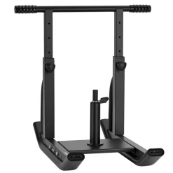 VEVOR Weight Sled, Steel Power Sled, Fitness Training Sleds for Athletic Exercise Speed Improvement, Workout Equipment with Adjustable Height Handle, Compatible with 1/2 in Weight Plates, Black
