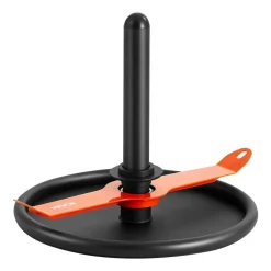 VEVOR Weight Sled, Steel Power Sled, Fitness Strength Training Sleds for Athletic Exercise Speed Improvement, Workout Fitness Equipment with Harness, Compatible with 2 in Weight Plate, Orange & Black