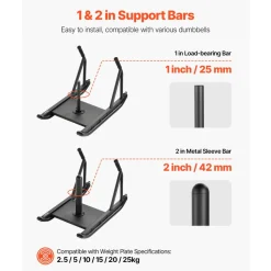 VEVOR Weight Sled, Steel Power Sled, Fitness Strength Training Sleds for Athletic Exercise Speed Improvement, Workout Fitness Equipment with Handle, Compatible with 1/2 in Weight Plates, Black