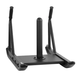 VEVOR Weight Sled, Steel Power Sled, Fitness Strength Training Sleds for Athletic Exercise Speed Improvement, Workout Fitness Equipment with Handle, Compatible with 1/2 in Weight Plates, Black