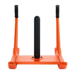 VEVOR Weight Sled, Steel Power Sled, Fitness Strength Training Sleds for Athletic Exercise Speed Improvement, Workout Fitness Equipment with Handle, Compatible with 1/2 in Weight Plates, Orange