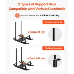 VEVOR Weight Sled, Steel Power Sled, Fitness Strength Training Sleds for Athletic Exercise Speed Improvement, Workout Fitness Equipment with Handle, Compatible with 1/2 in Weight Plates, Black