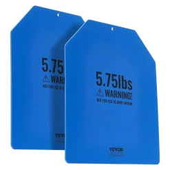 VEVOR Weight Vest Plates, 5.75 LB Pairs, Premium Steel Weighted plates, Contoured Ergonomic Fit – WODs, Additional Weight for Weight Vests, for Strength Training, Running, Fitness, Heavy Workouts