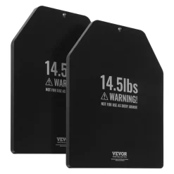 VEVOR Weight Vest Plates, 14.5 LB Pairs, Premium Steel Weighted plates, Contoured Ergonomic Fit – WODs, Additional Weight for Weight Vests, for Strength Training, Running, Fitness, Heavy Workouts