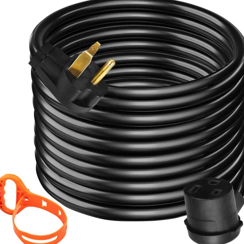 VEVOR Welder Extension Cord 30Amp 25ft 250V, Welding Power Cord with NEMA 6-50 Plug 10 Gauge 3 Prong for MIG,Lincoln,Plasma,Miller,TIG