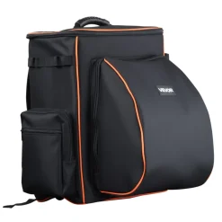 VEVOR Welding Backpack, 35.6L Welder Backpack for Tools and Helmet, 600D Polyester Extreme Gear Pack with Helmet Catch Bag, Multi-Purpose Gear Storage Bag for Welding, Outdoor Camping, Mountaineering