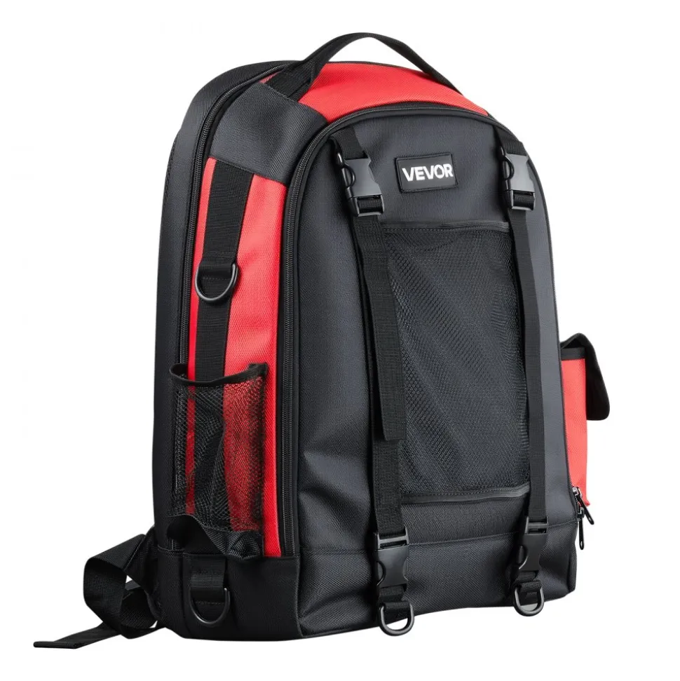VEVOR Welding Backpack, 25.2L Welder Backpack for Tools and Helmet, 1680D High-Density Polyester Extreme Gear Pack with Helmet Bag, Multi-Purpose Gear Storage Bag for Welding, Outdoor Camping, Hiking
