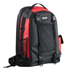 VEVOR Welding Backpack, 25.2L Welder Backpack for Tools and Helmet, 1680D High-Density Polyester Extreme Gear Pack with Helmet Bag, Multi-Purpose Gear Storage Bag for Welding, Outdoor Camping, Hiking