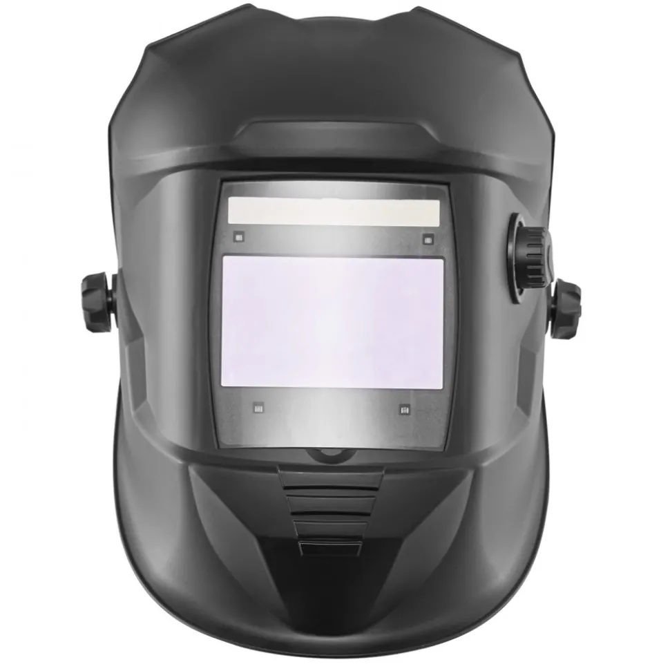 VEVOR Welding Helmet Auto Darkening, 3.94" x 2.34" True Color Welding Hood, Solar-Powered Welder Mask with 4 Arc Sensors, Wide Shade 4/5-9/9-13 for TIG MIG ARC Weld Grinding Cutting - METIS Series