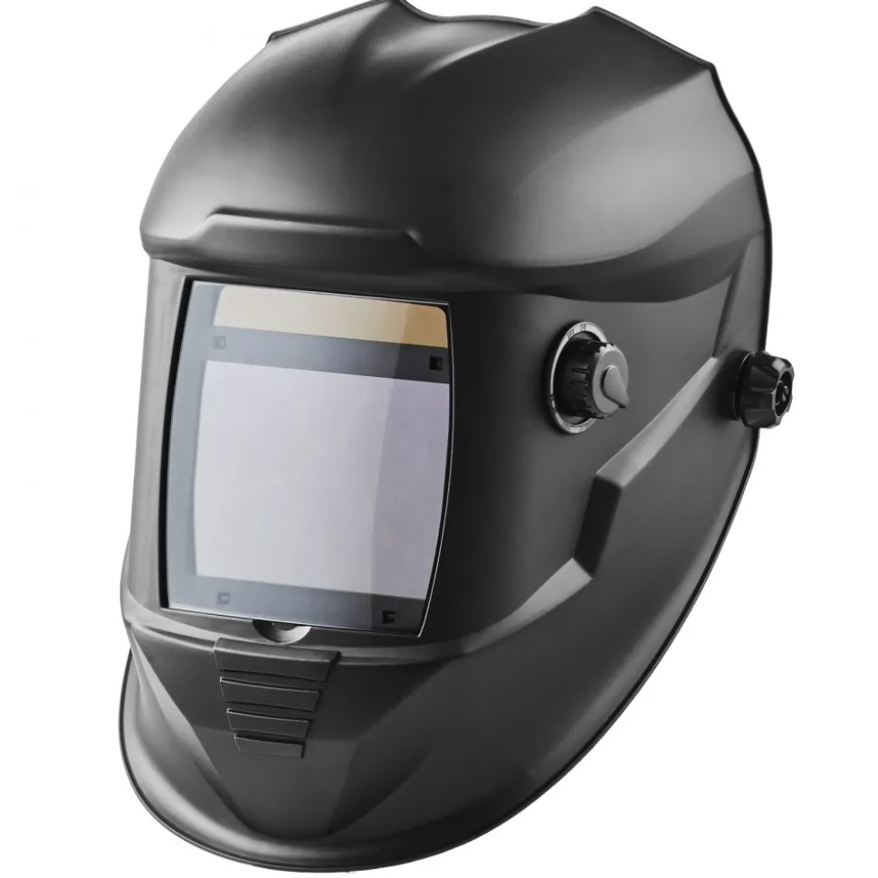 VEVOR Welding Helmet Auto Darkening, 3.94" x 3.15" True Color Welding Hood, Solar-Powered Welder Mask 4 Arc Sensors, Wide Shade 4/5-9/9-13 for TIG MIG Weld Cutting Grinding Application - METIS Series